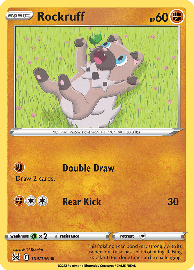 Rockruff 109/217 Common