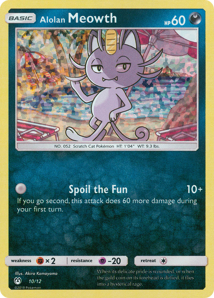 Alolan Meowth 010/12 Unknown