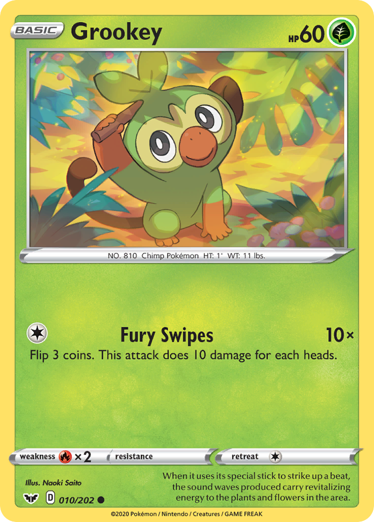 Grookey 010/216 Common