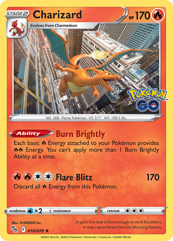 Charizard 010/88 Rare Holo