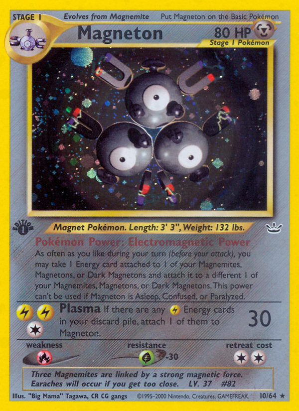Magneton 010/66 Rare Holo