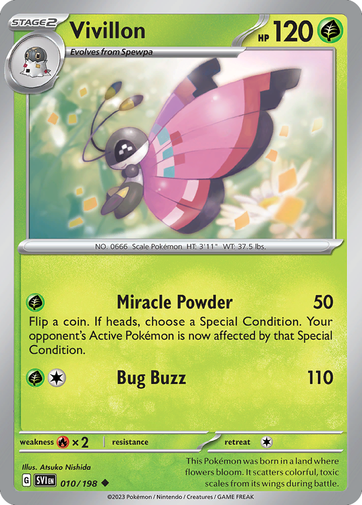 Vivillon 010/258 Uncommon