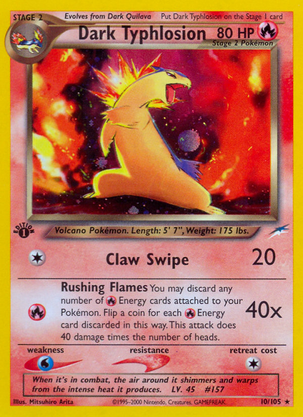 Dark Typhlosion 010/113 Rare Holo