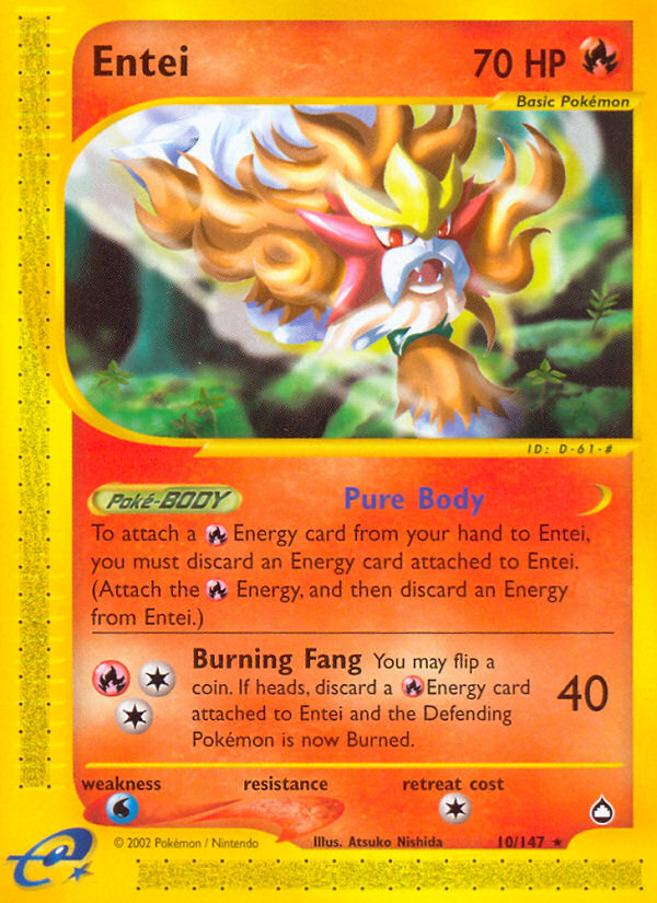 Entei 010/182 Rare