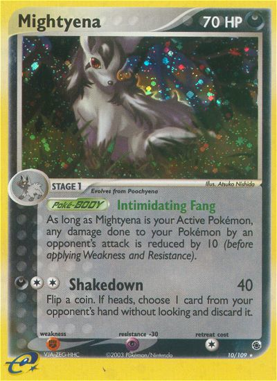 Mightyena 010/109 Rare Holo