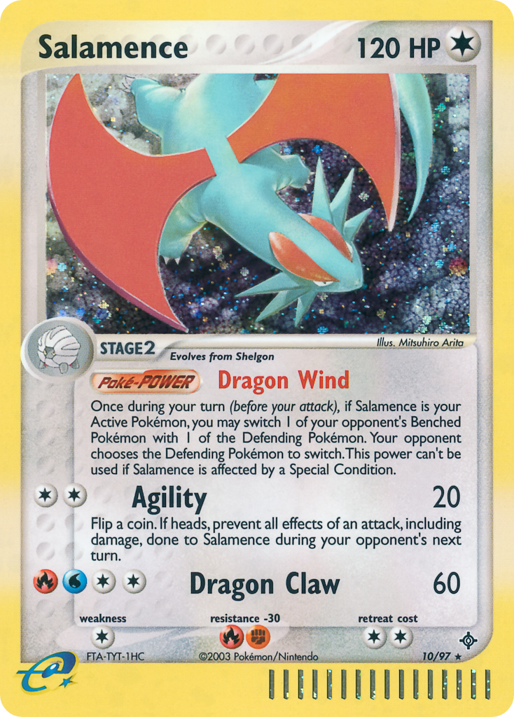 Salamence 010/100 Rare Holo