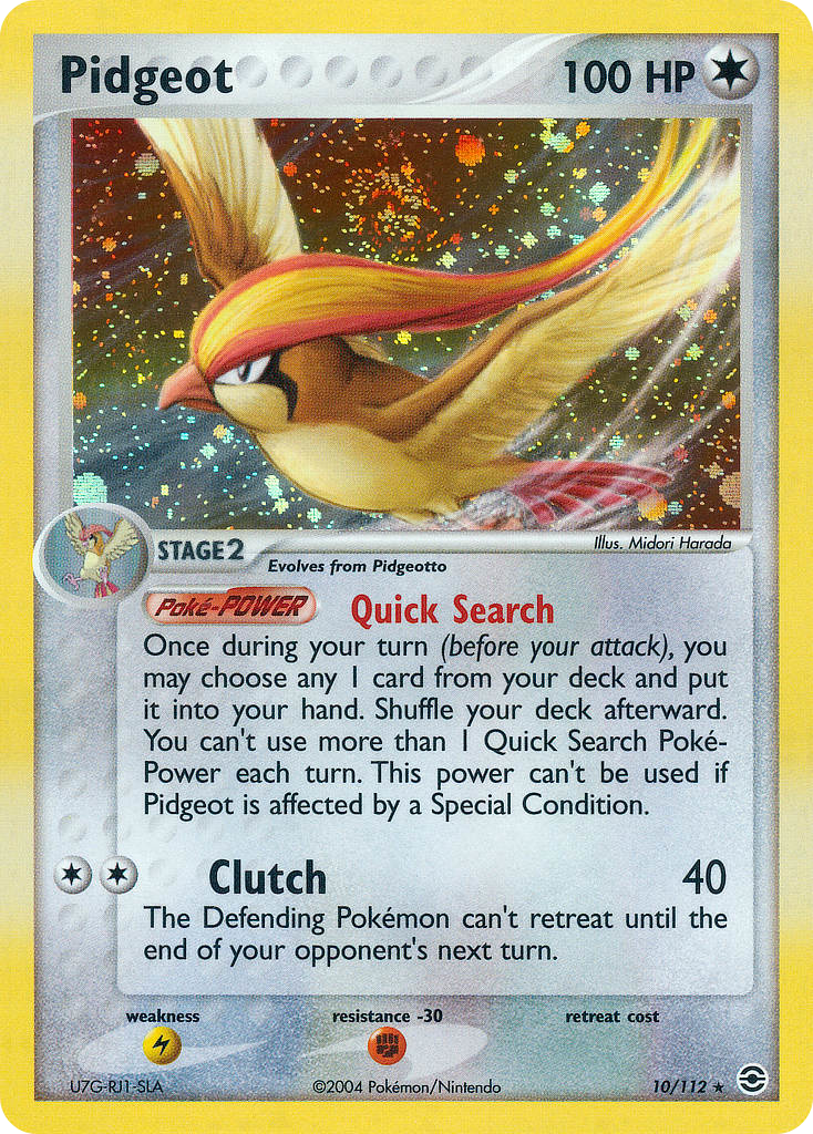 Pidgeot 010/116 Rare Holo
