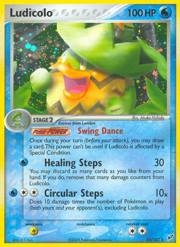 Ludicolo 010/108 Rare Holo