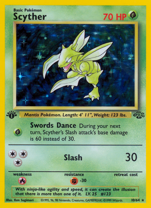 Scyther 010/64 Rare Holo