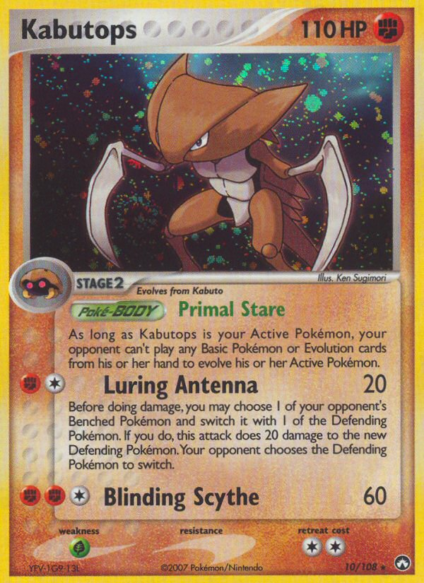 Kabutops 010/108 Rare Holo