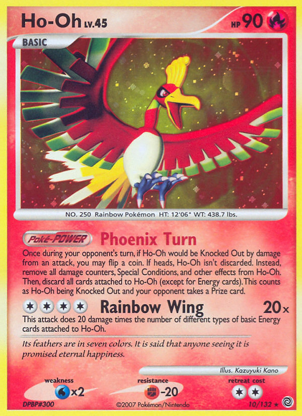 Ho-Oh 010/132 Rare Holo