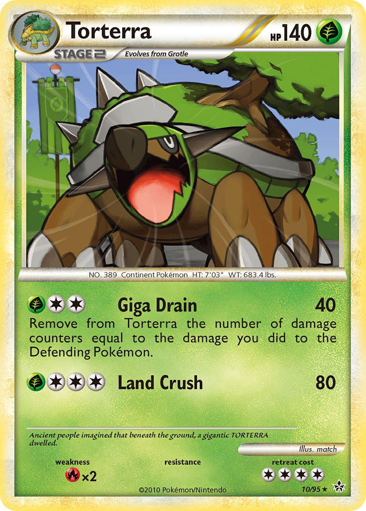 Torterra 010/96 Rare Holo