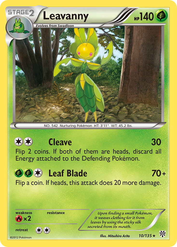 Leavanny 010/138 Rare