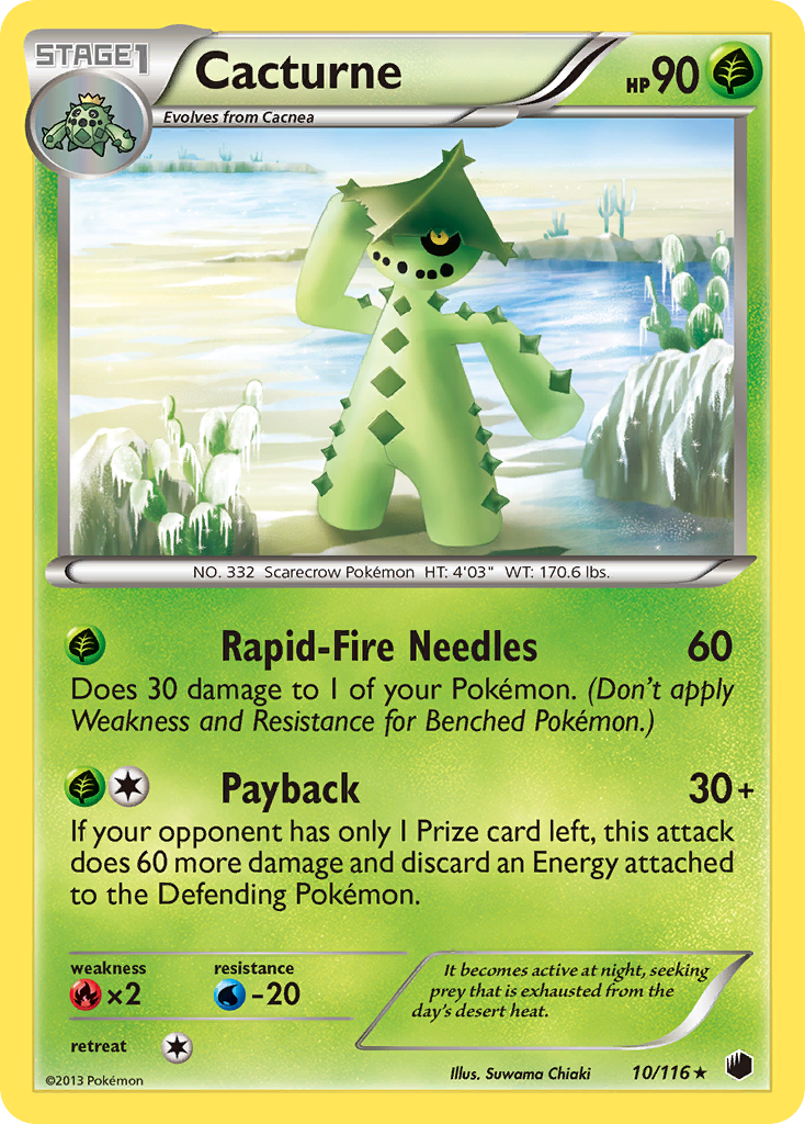Cacturne 010/122 Rare
