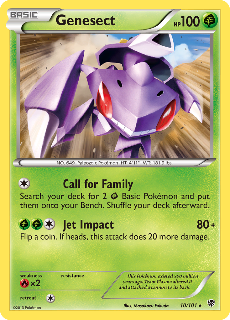 Genesect 010/105 Rare