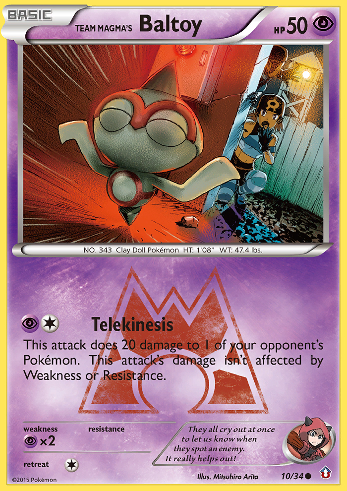 Team Magma's Baltoy 010/34 Common
