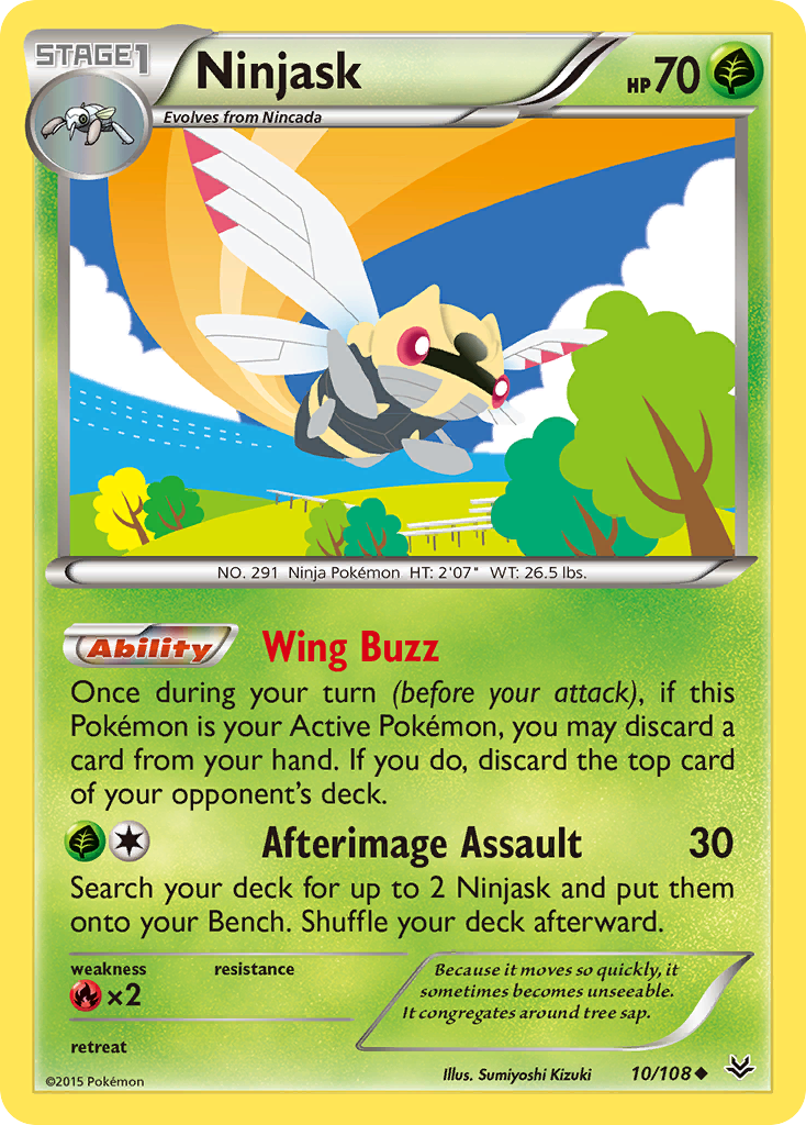 Ninjask 010/112 Uncommon