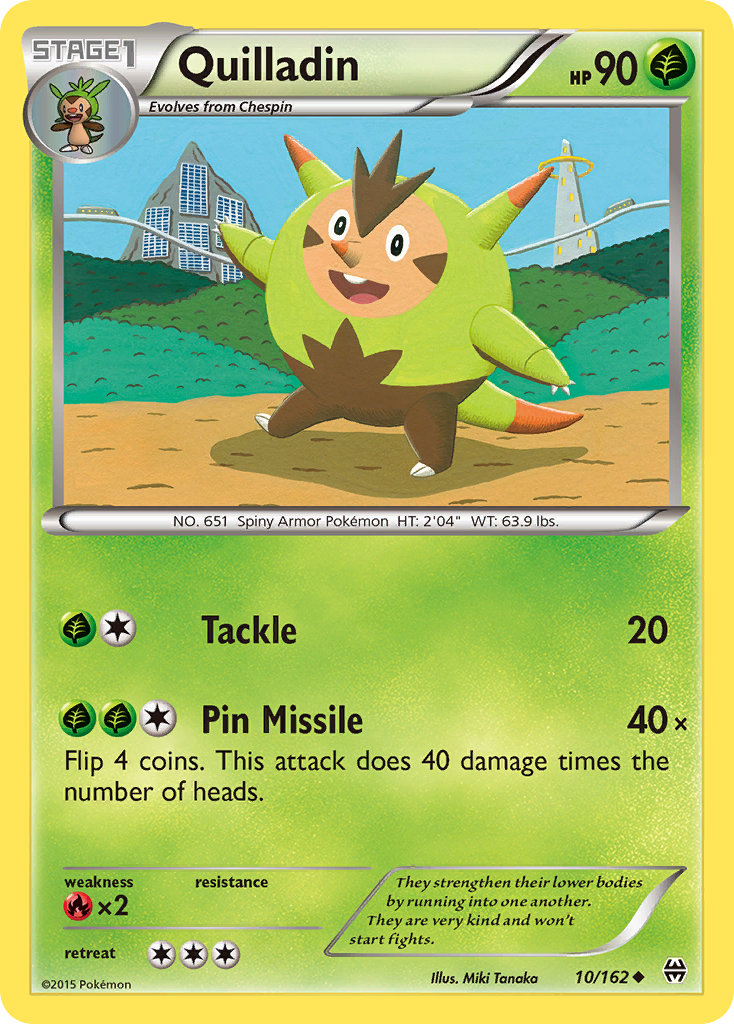 Quilladin 010/165 Uncommon