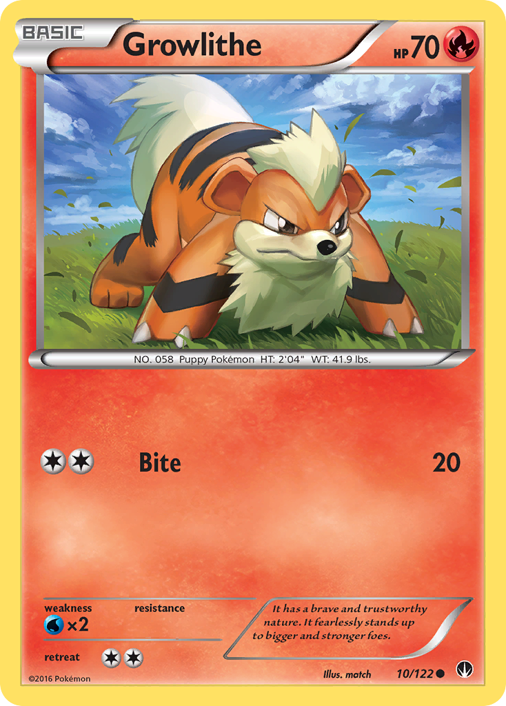 Growlithe 010/126 Common