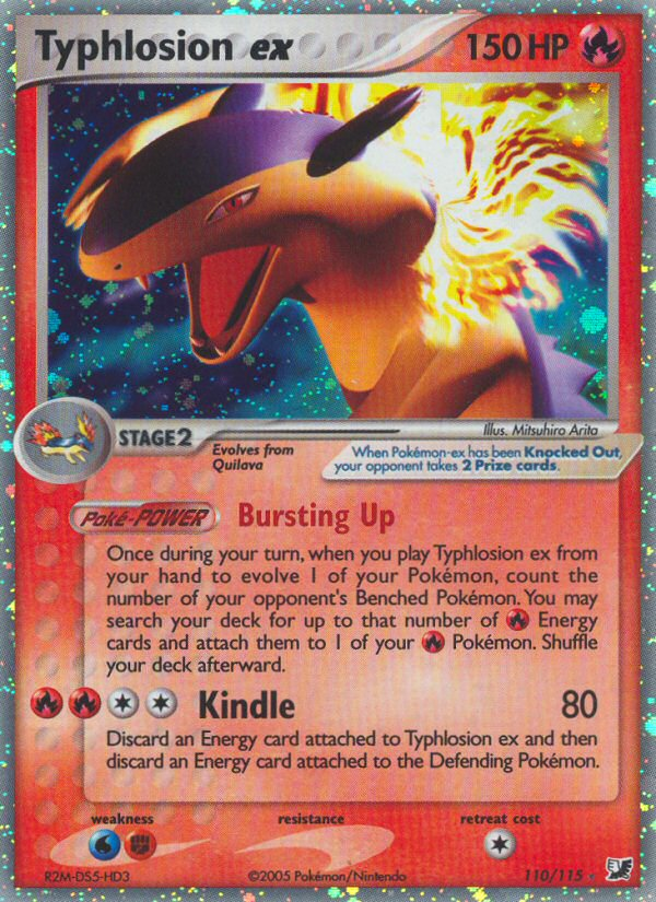 Typhlosion ex 110/145 Rare Holo EX