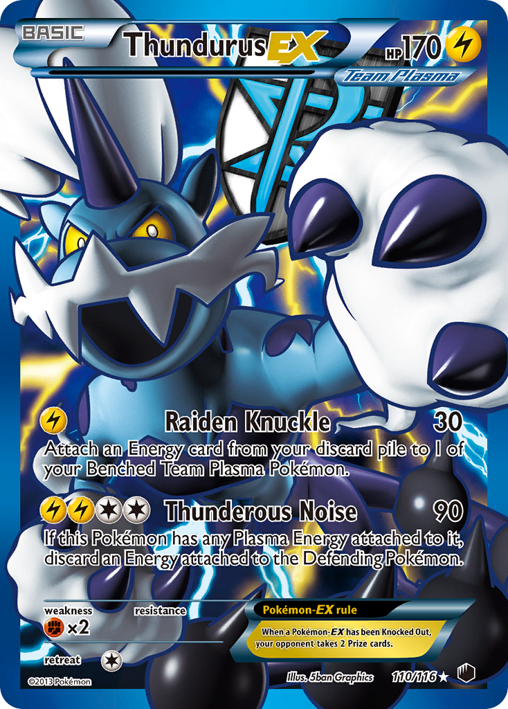 Thundurus-EX 110/122 Rare Ultra