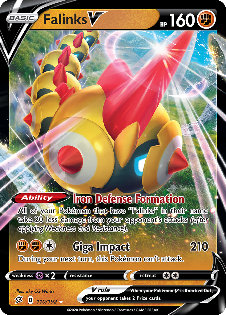 Falinks V 110/209 Rare Holo V