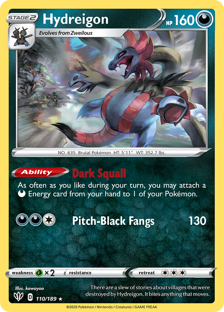 Hydreigon 110/201 Rare