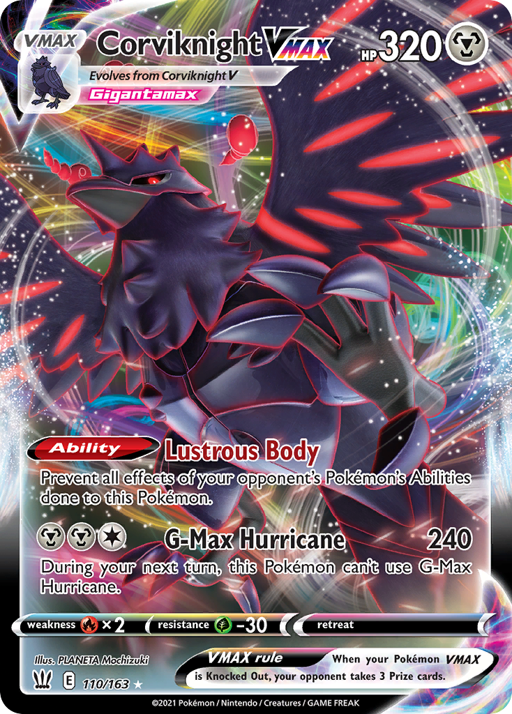 Corviknight VMAX 110/183 Rare Holo VMAX