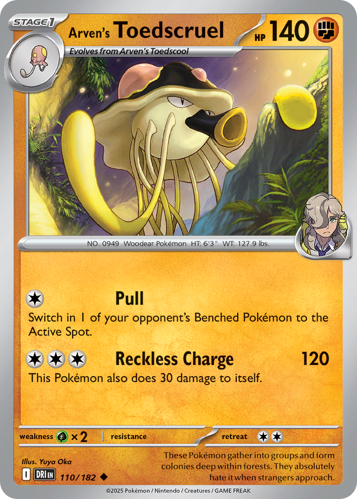 Arven's Toedscruel 110/244 Uncommon