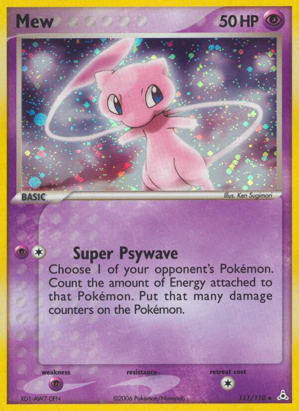 Mew 111/111 Rare Secret