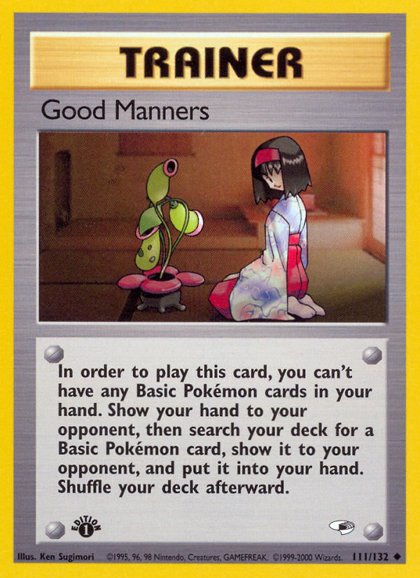 Good Manners 111/132 Uncommon