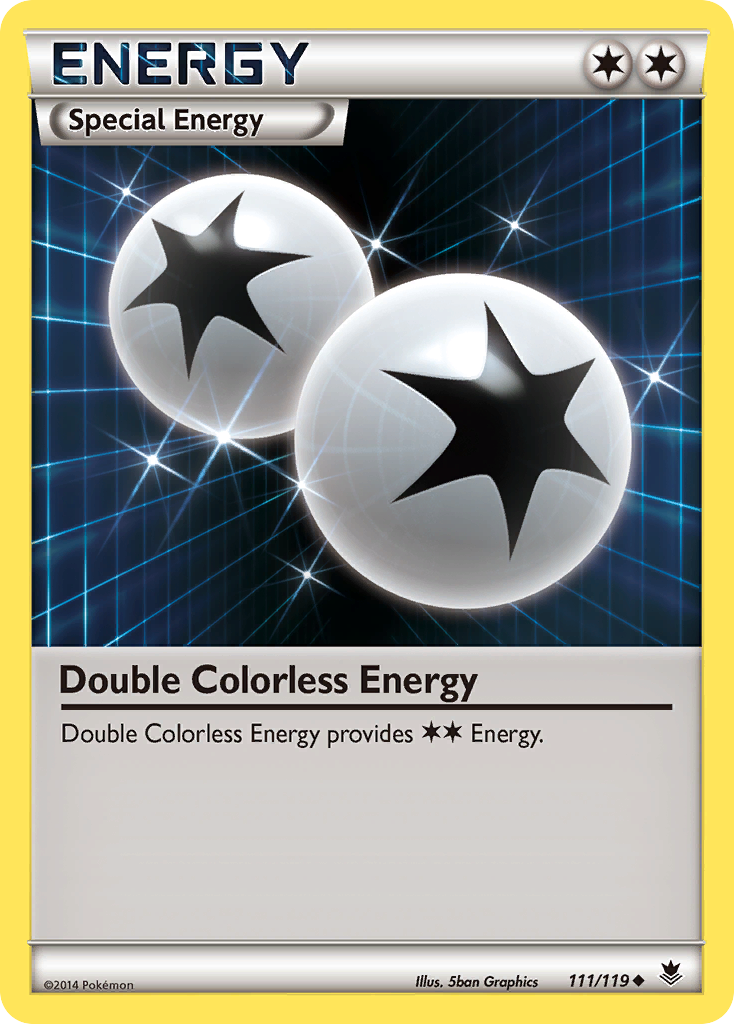 Double Colorless Energy 111/124 Uncommon