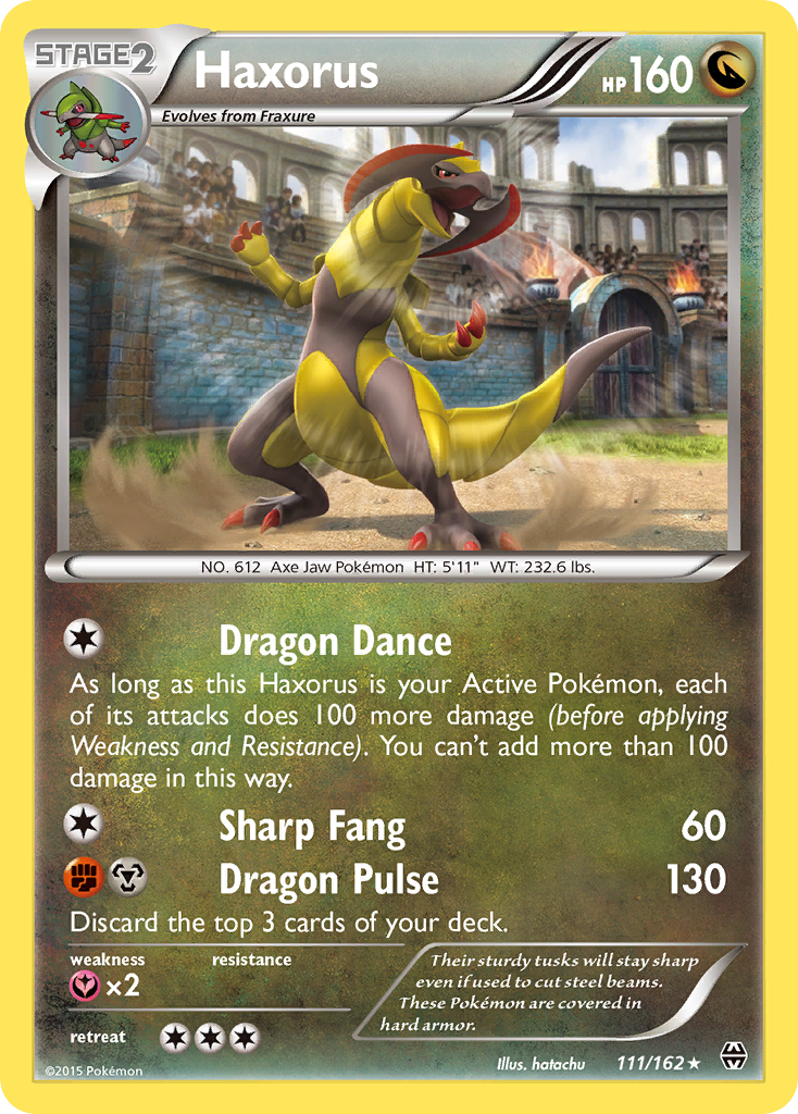 Haxorus 111/165 Rare Holo