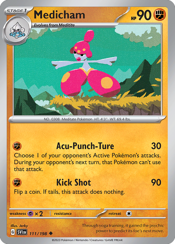 Medicham 111/258 Uncommon
