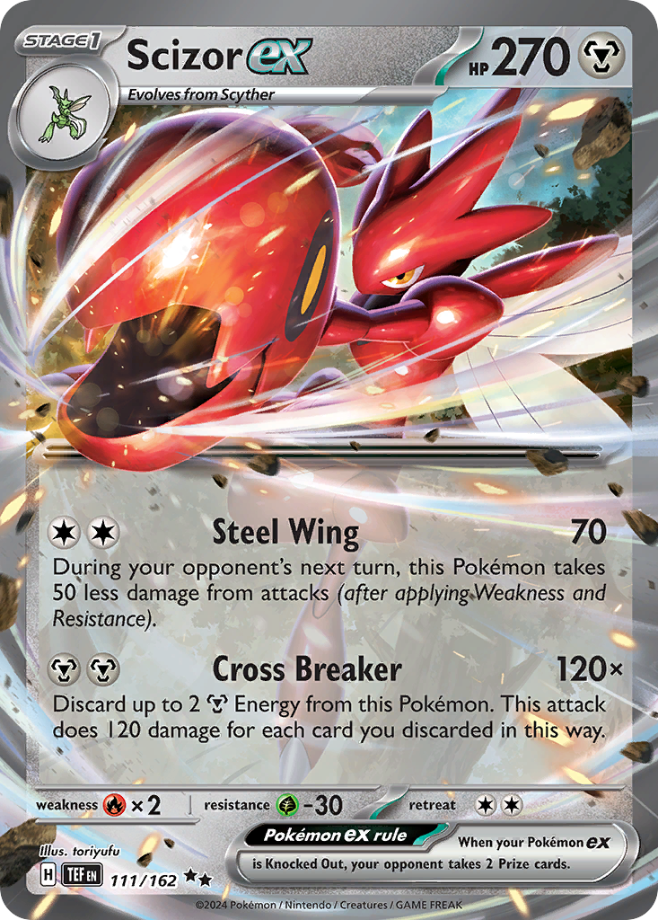 Scizor ex 111/218 Double Rare
