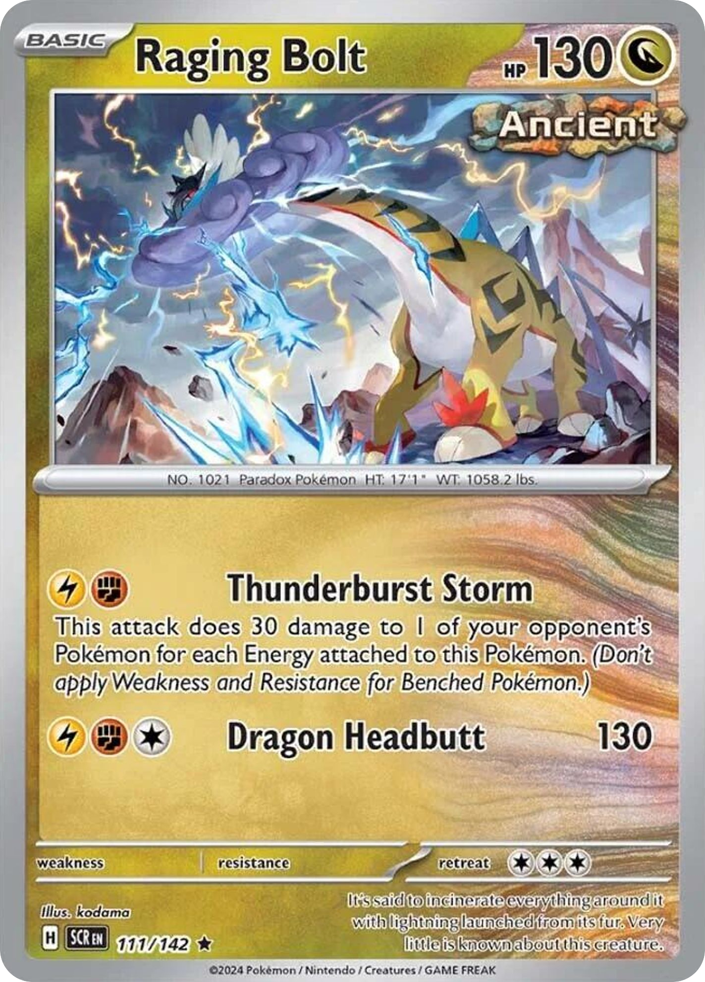 Raging Bolt 111/175 Rare