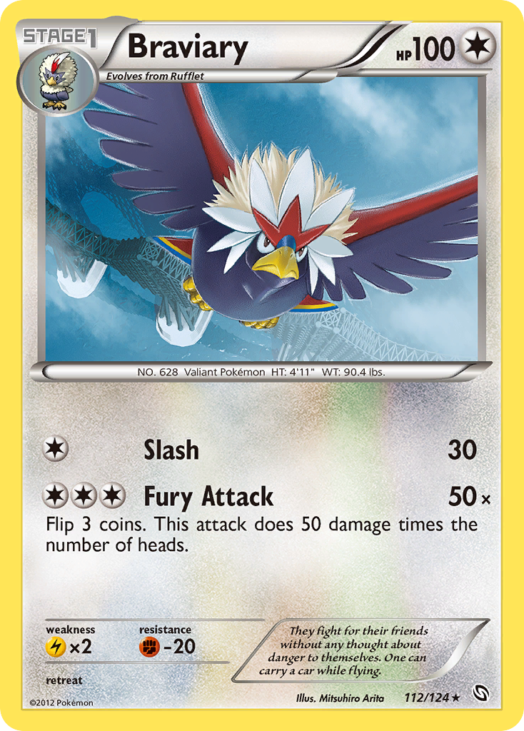 Braviary 112/128 Rare