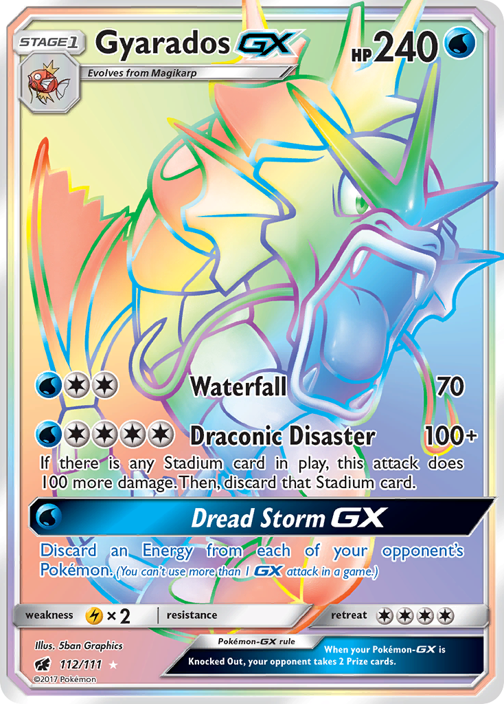 Gyarados-GX 112/126 Rare Rainbow