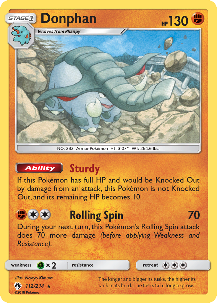 Donphan 112/240 Rare