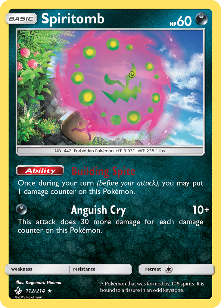 Spiritomb 112/234 Rare Holo