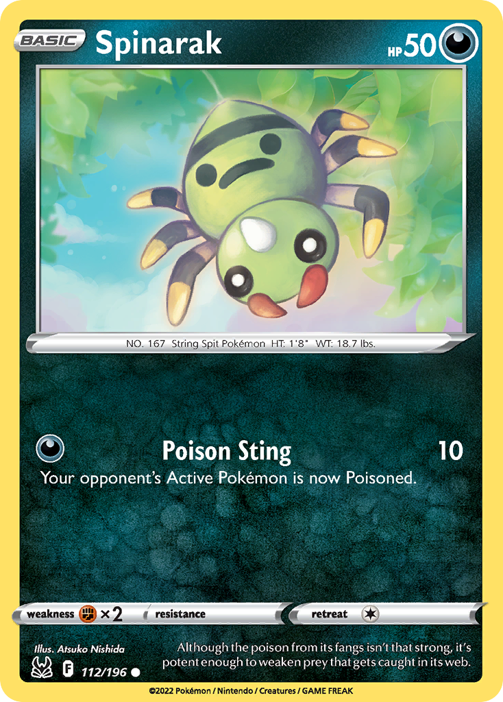Spinarak 112/217 Common