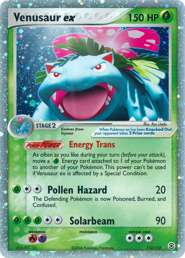 Venusaur ex 112/116 Rare Holo EX