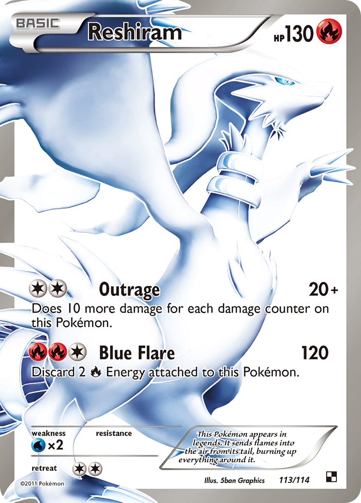 Reshiram 113/115 Rare Ultra