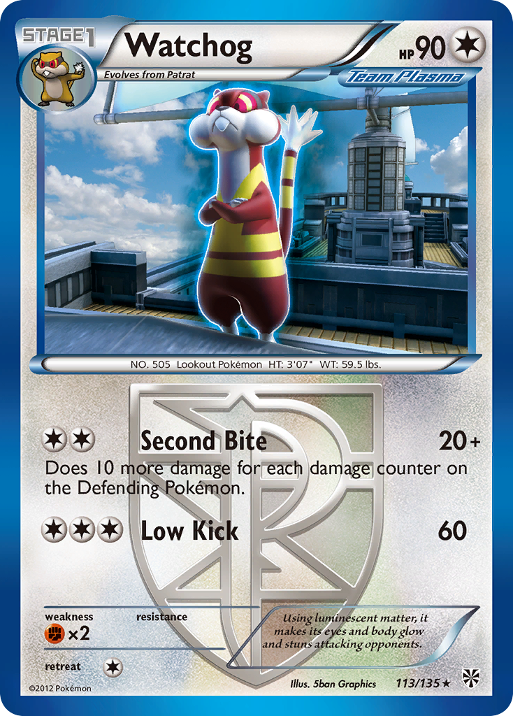 Watchog 113/138 Rare