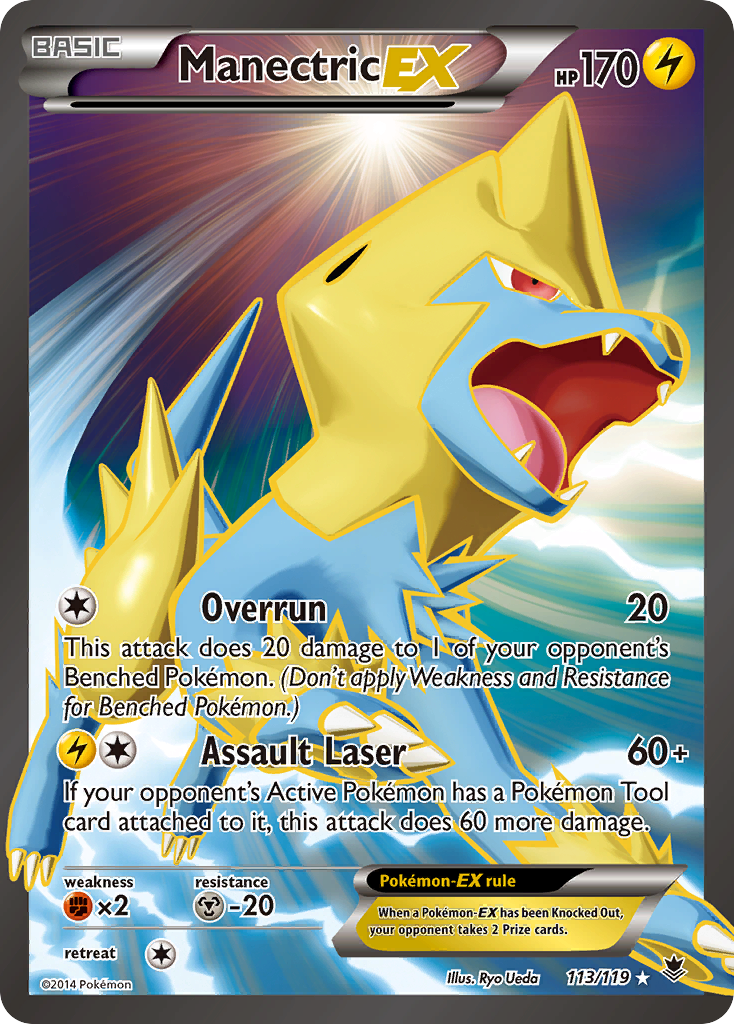 Manectric-EX 113/124 Rare Ultra