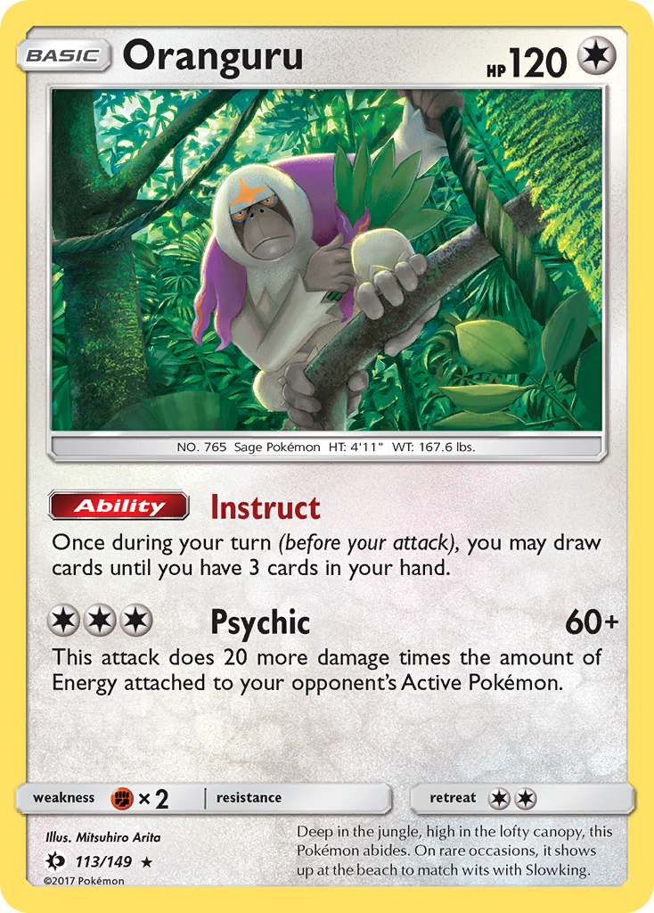 Oranguru 113/173 Rare Holo