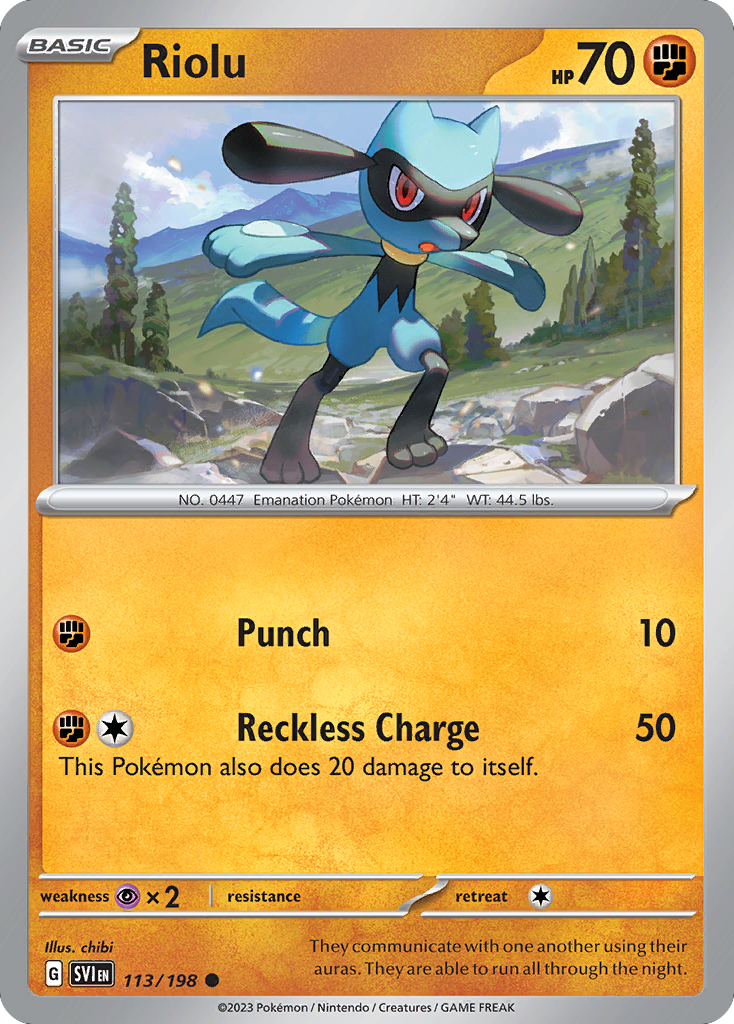 Riolu 113/258 Common