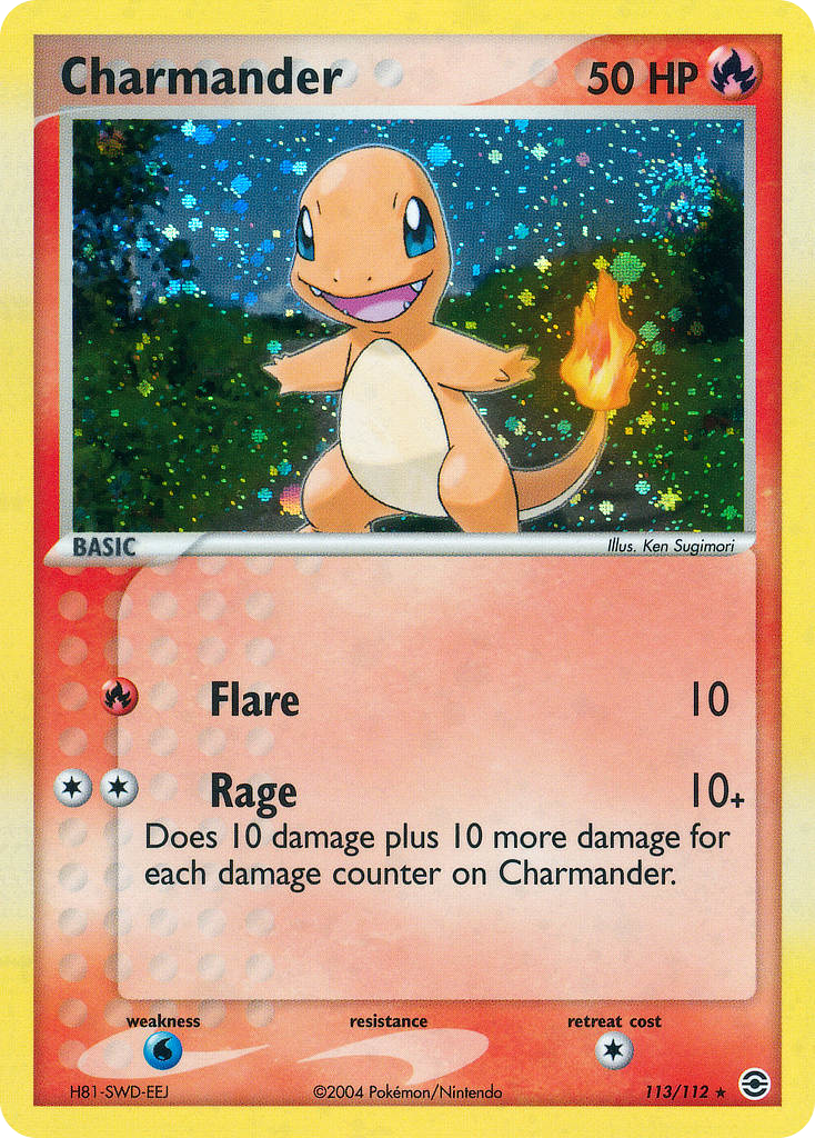 Charmander 113/116 Rare Secret