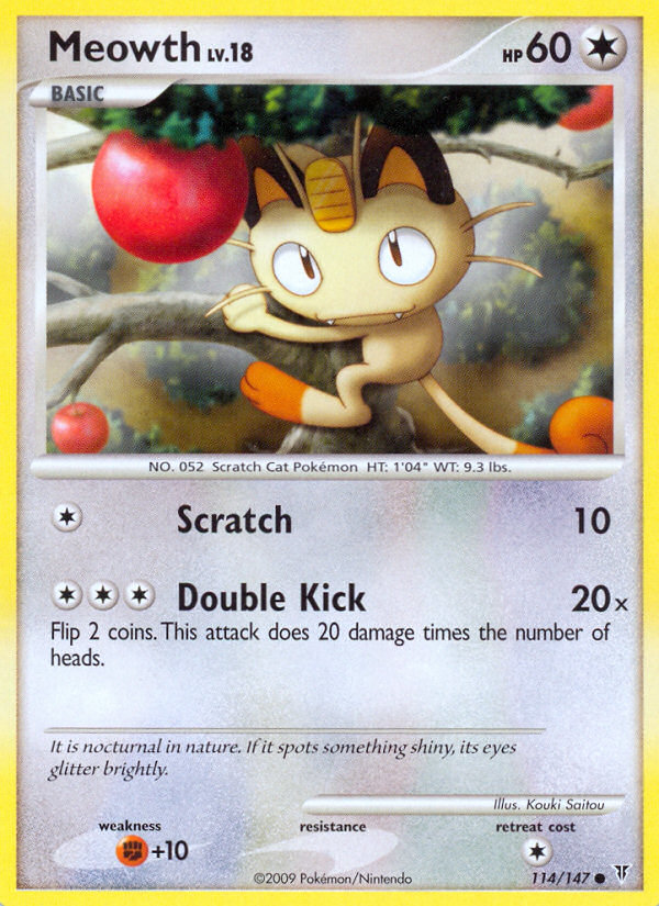 Meowth 114/153 Common