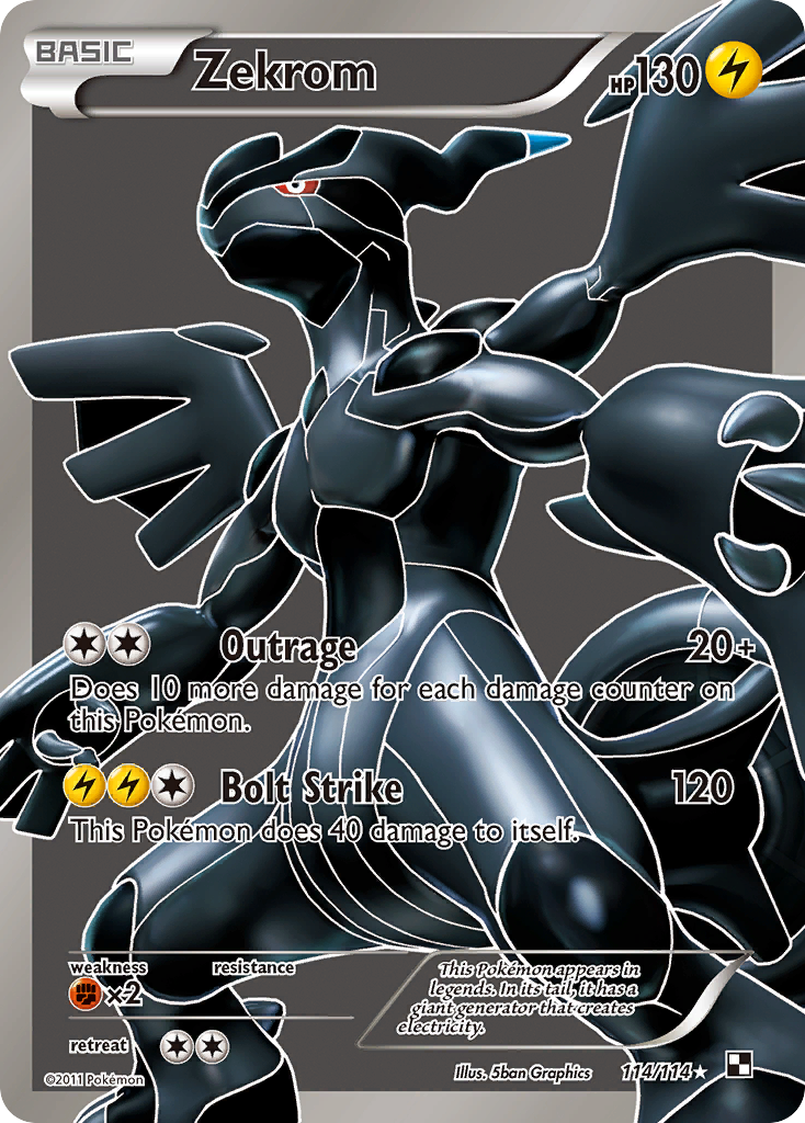 Zekrom 114/115 Rare Ultra